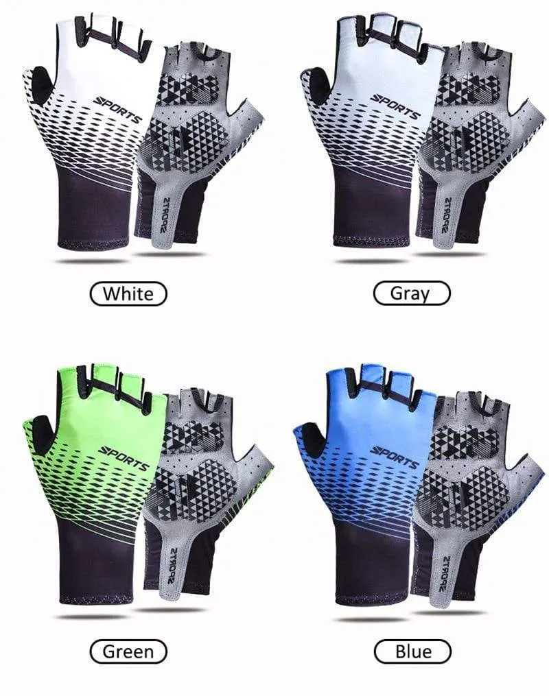 Herren Halbfinger Fahrradhandschuhe Sommer Damen Rennrad Gel Handschuhe Rennrad Anti-Rutsch Fahrrad Sporthandschuh