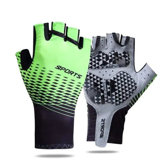 Herren Halbfinger Fahrradhandschuhe Sommer Damen Rennrad Gel Handschuhe Rennrad Anti-Rutsch Fahrrad Sporthandschuh