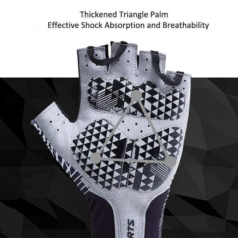Herren Halbfinger Fahrradhandschuhe Sommer Damen Rennrad Gel Handschuhe Rennrad Anti-Rutsch Fahrrad Sporthandschuh