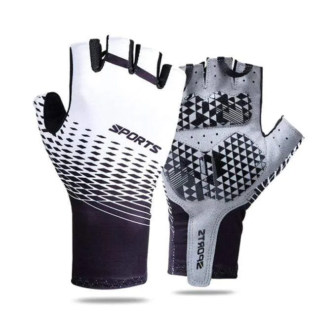 Herren Halbfinger Fahrradhandschuhe Sommer Damen Rennrad Gel Handschuhe Rennrad Anti-Rutsch Fahrrad Sporthandschuh