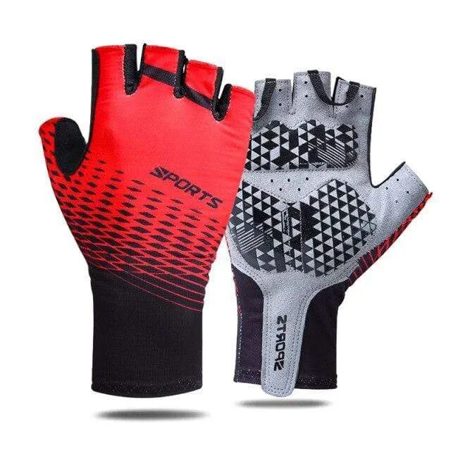 Herren Halbfinger Fahrradhandschuhe Sommer Damen Rennrad Gel Handschuhe Rennrad Anti-Rutsch Fahrrad Sporthandschuh