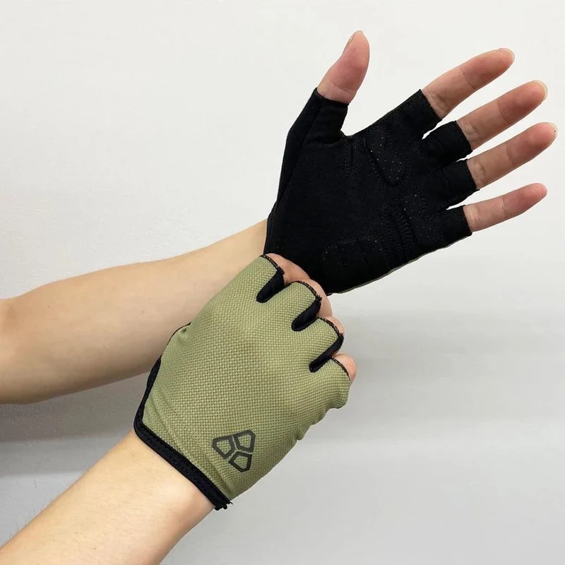 Fahrradhandschuhe Halbfinger Herren Damen Sommersport Stoßfeste Sporthandschuhe MTB Fahrradhandschuh Guantes Ciclismo
