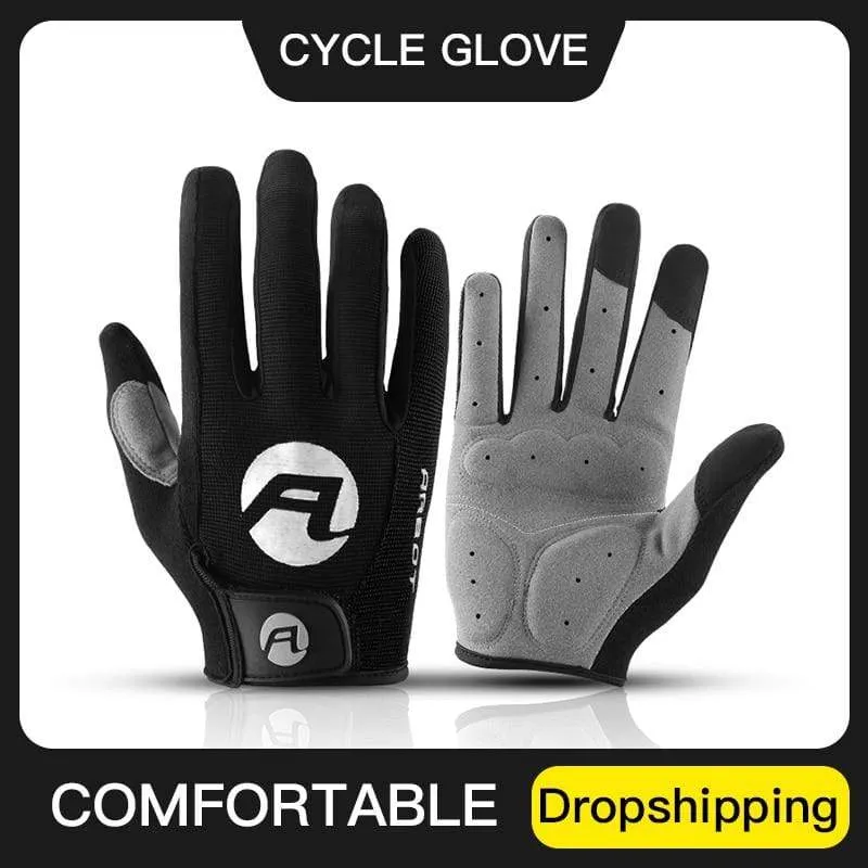 Luva Fäustlinge Fahrradhandschuhe Vollfinger Fahrradhandschuhe Anti Slip Gel Pad Motorrad MTB Rennrad Handschuh