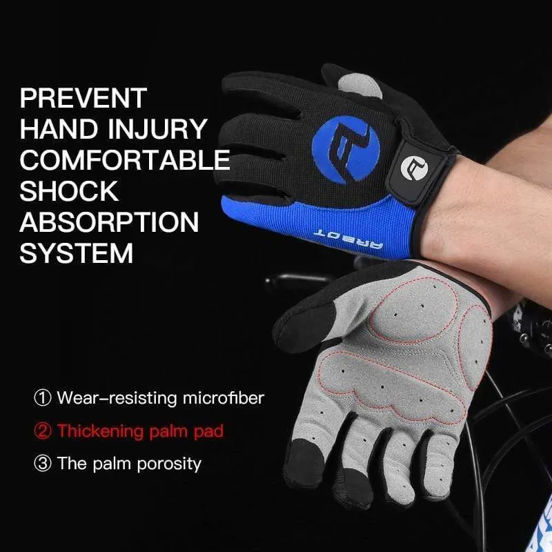 Luva Fäustlinge Fahrradhandschuhe Vollfinger Fahrradhandschuhe Anti Slip Gel Pad Motorrad MTB Rennrad Handschuh