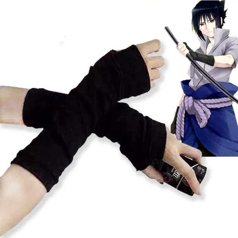 Anime Handschuh Uchiha Sasuke Hatake Kakashi Cosplay Mann Frauen Block Halten Warm Manschette Fäustlinge