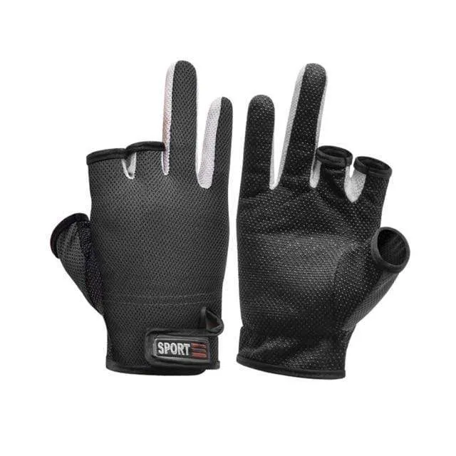 1 paar Angeln Handschuhe Outdoor Sport Fäustlinge Outdoor 3 Finger Cut Wasserdichte Anti-Slip Sport Fisch Ausrüstung guantes de pesca