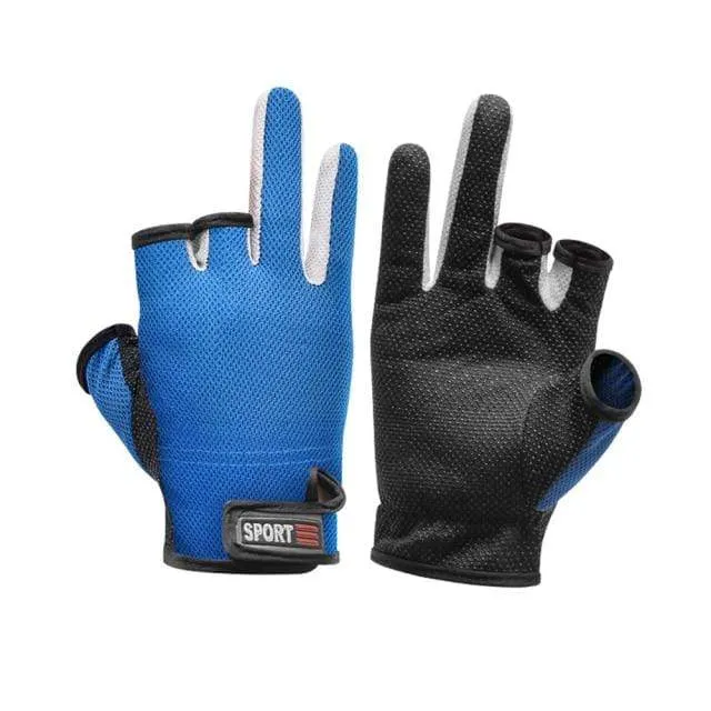 1 paar Angeln Handschuhe Outdoor Sport Fäustlinge Outdoor 3 Finger Cut Wasserdichte Anti-Slip Sport Fisch Ausrüstung guantes de pesca
