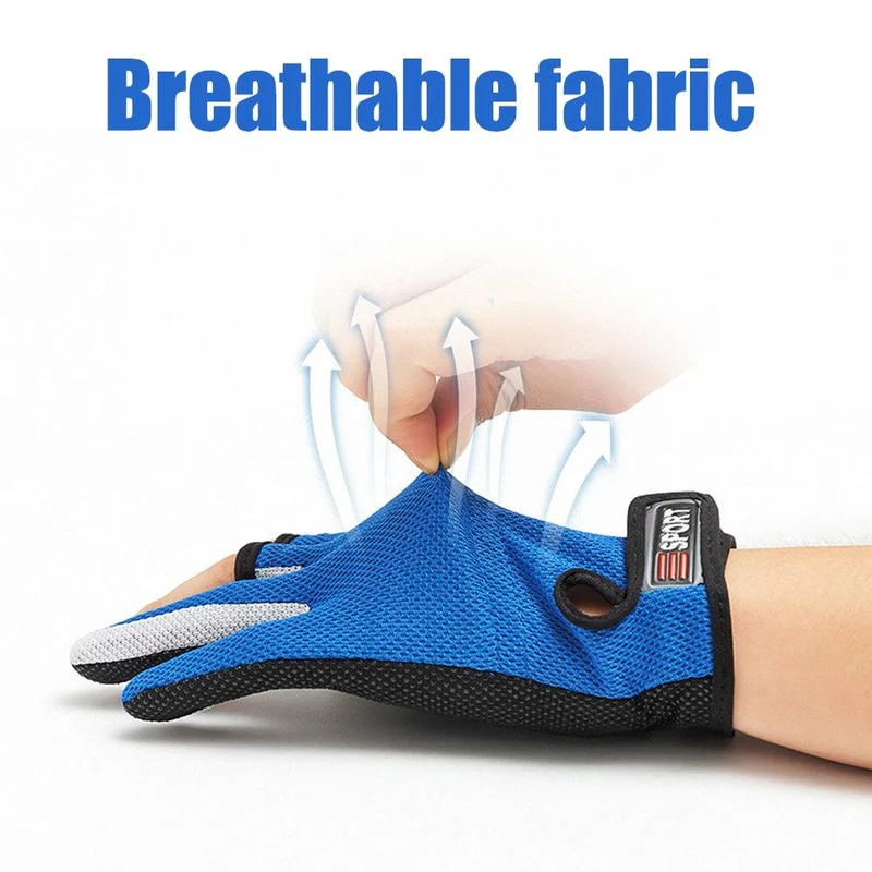 1 paar Angeln Handschuhe Outdoor Sport Fäustlinge Outdoor 3 Finger Cut Wasserdichte Anti-Slip Sport Fisch Ausrüstung guantes de pesca