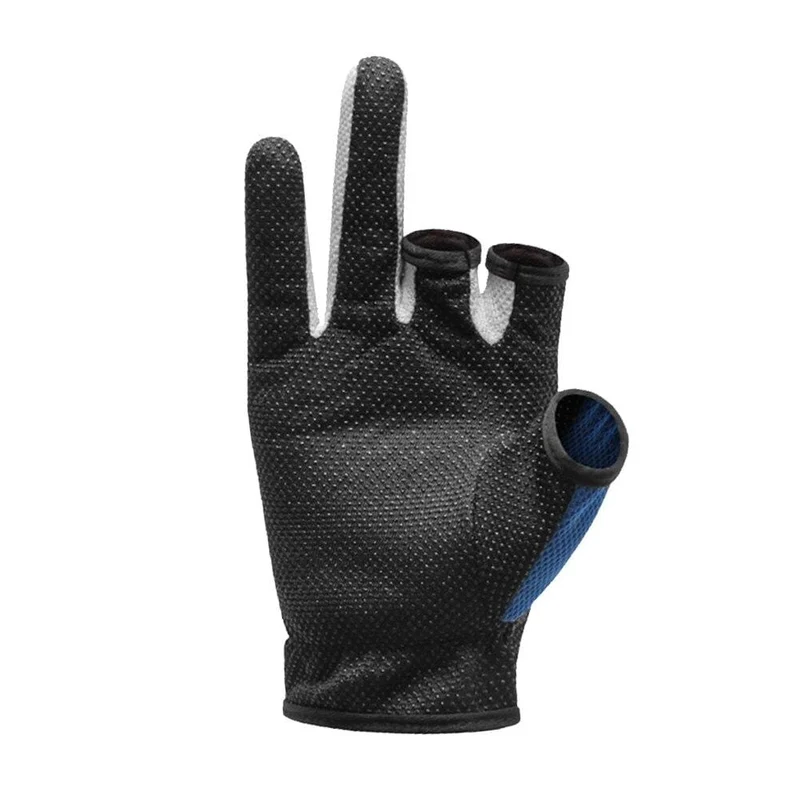 1 paar Angeln Handschuhe Outdoor Sport Fäustlinge Outdoor 3 Finger Cut Wasserdichte Anti-Slip Sport Fisch Ausrüstung guantes de pesca