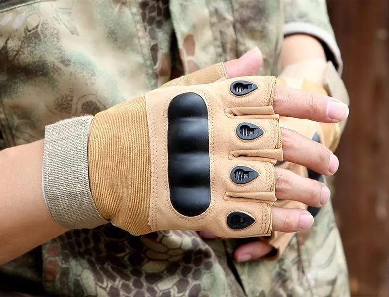 Outdoor Taktische Handschuhe Airsoft Sporthandschuhe Halbfinger Typ Militär Männer Kampfhandschuhe Schießen Jagdhandschuhe
