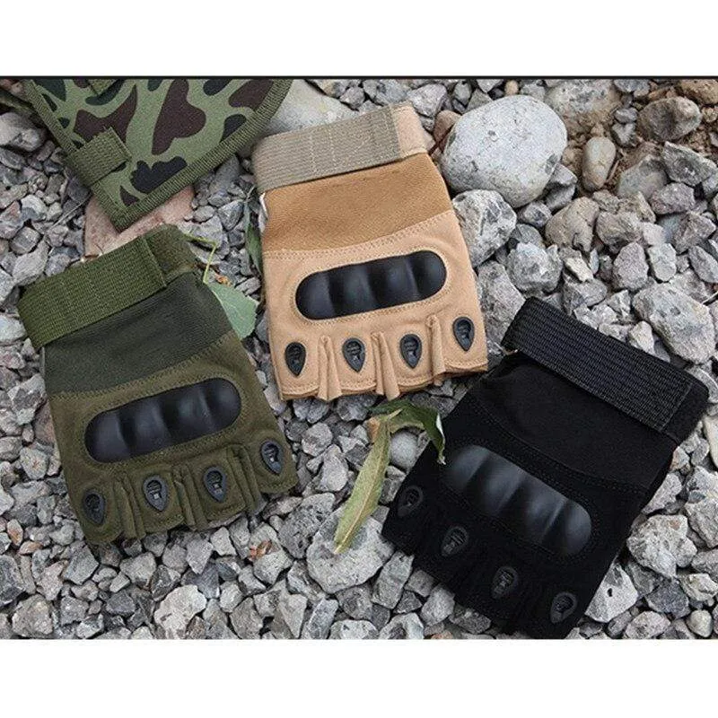 Outdoor Taktische Handschuhe Airsoft Sporthandschuhe Halbfinger Typ Militär Männer Kampfhandschuhe Schießen Jagdhandschuhe
