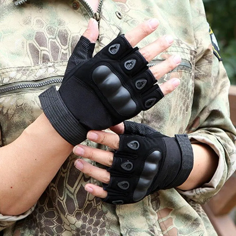 Outdoor Taktische Handschuhe Airsoft Sporthandschuhe Halbfinger Typ Militär Männer Kampfhandschuhe Schießen Jagdhandschuhe