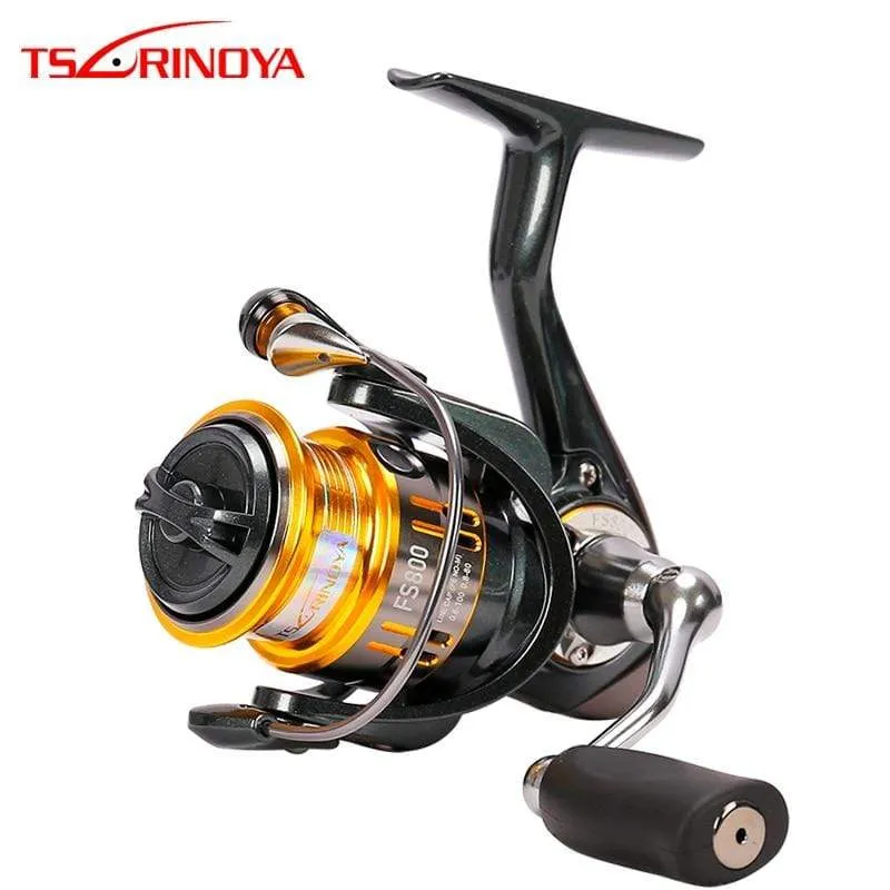 FS 800 1000 2000 Ultraleichte Spule Karpfenangeln Spinnrolle Surfen Köder Süßwasser Salzwasser Spinning Angelrollen
