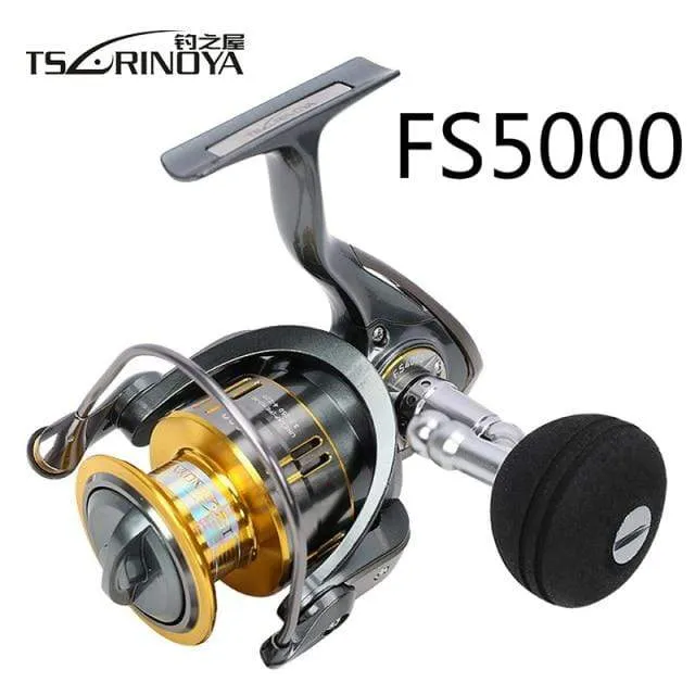FS 800 1000 2000 Ultraleichte Spule Karpfenangeln Spinnrolle Surfen Köder Süßwasser Salzwasser Spinning Angelrollen