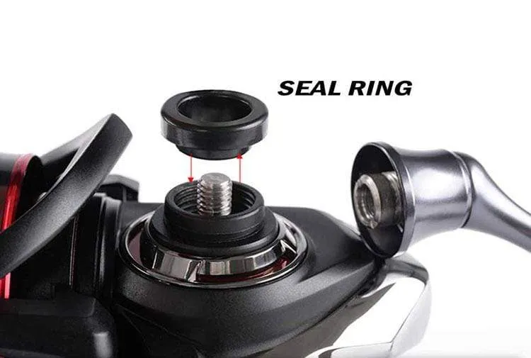 DAIWA Angelspinnrolle FUEGO CS LT 1000–6000 Angelrollen 5 kg/10 kg/12 kg Leistung 5.3:1/6.2:1 Meerwasser-Spinnrollen