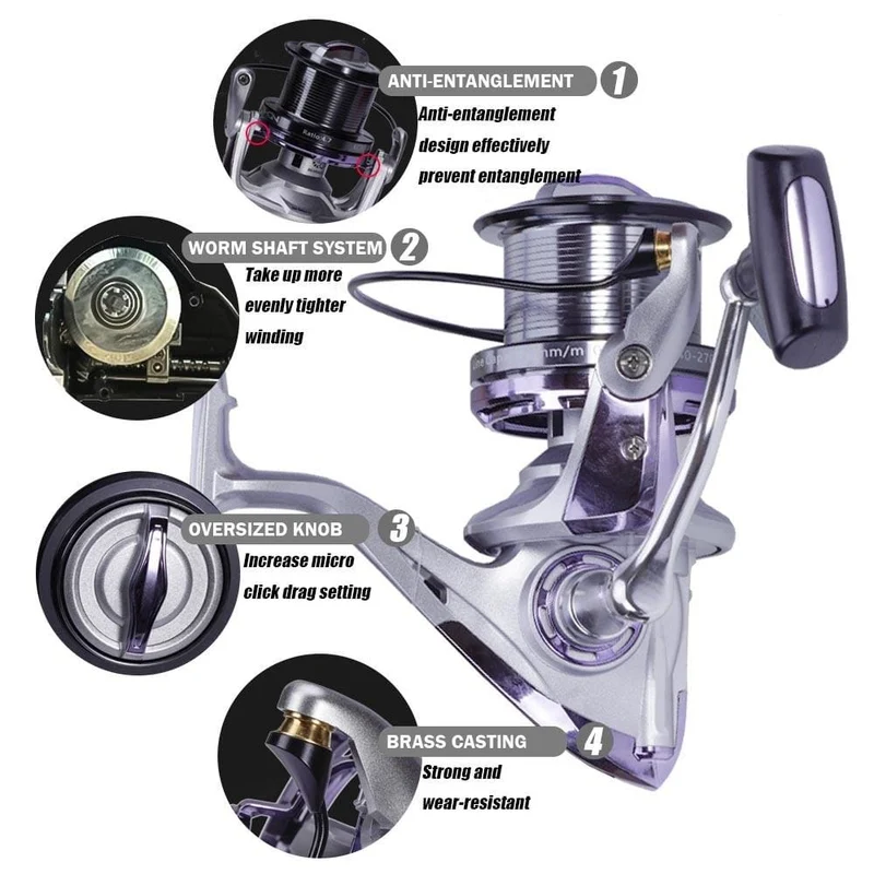 Long Shot Spinning Angelrolle 12 + 1BB High Speed ​​4.6:1 25 KG Max Drag Fisch Rollen Trolling Surf Metall Löffel Moulinet Peche