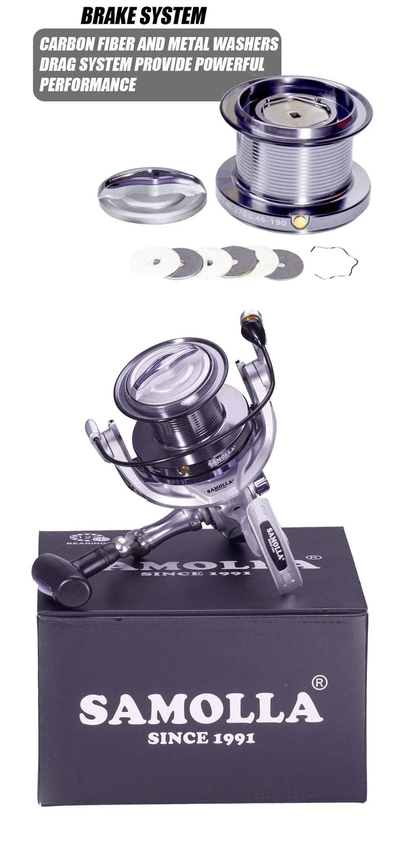 Long Shot Spinning Angelrolle 12 + 1BB High Speed ​​4.6:1 25 KG Max Drag Fisch Rollen Trolling Surf Metall Löffel Moulinet Peche