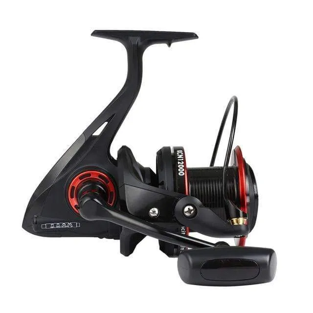 Long Shot Spinning Angelrolle 12 + 1BB High Speed ​​4.6:1 25 KG Max Drag Fisch Rollen Trolling Surf Metall Löffel Moulinet Peche