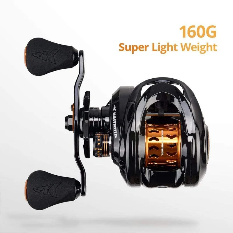 Zephyr Bait Finesse System BFS Baitcasting Angelrolle 4.5 kg 7 Kugellager 7.2: 1 Übersetzungsverhältnis Carbon Angelspule