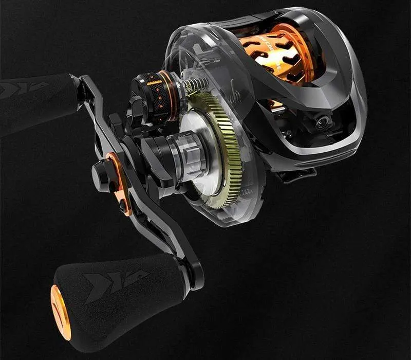 Zephyr Bait Finesse System BFS Baitcasting Angelrolle 4.5 kg 7 Kugellager 7.2: 1 Übersetzungsverhältnis Carbon Angelspule