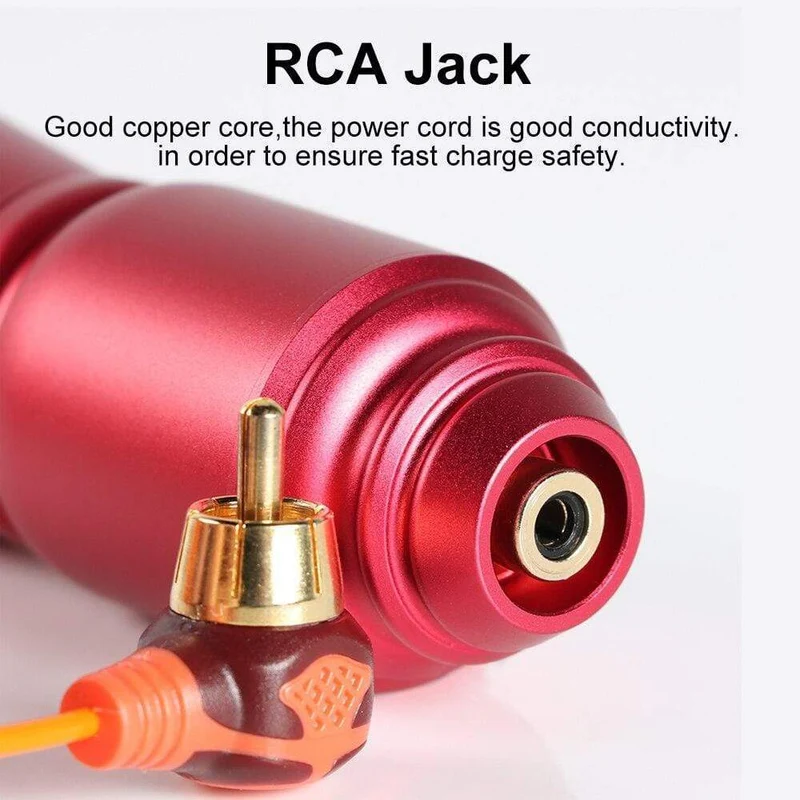 Tattoo Kit Rocket Mini Rotary RCA Batterie Maschinenstift mit leistungsstarkem Tattoo Netzteil Mini Wireless Set Makeup Tools
