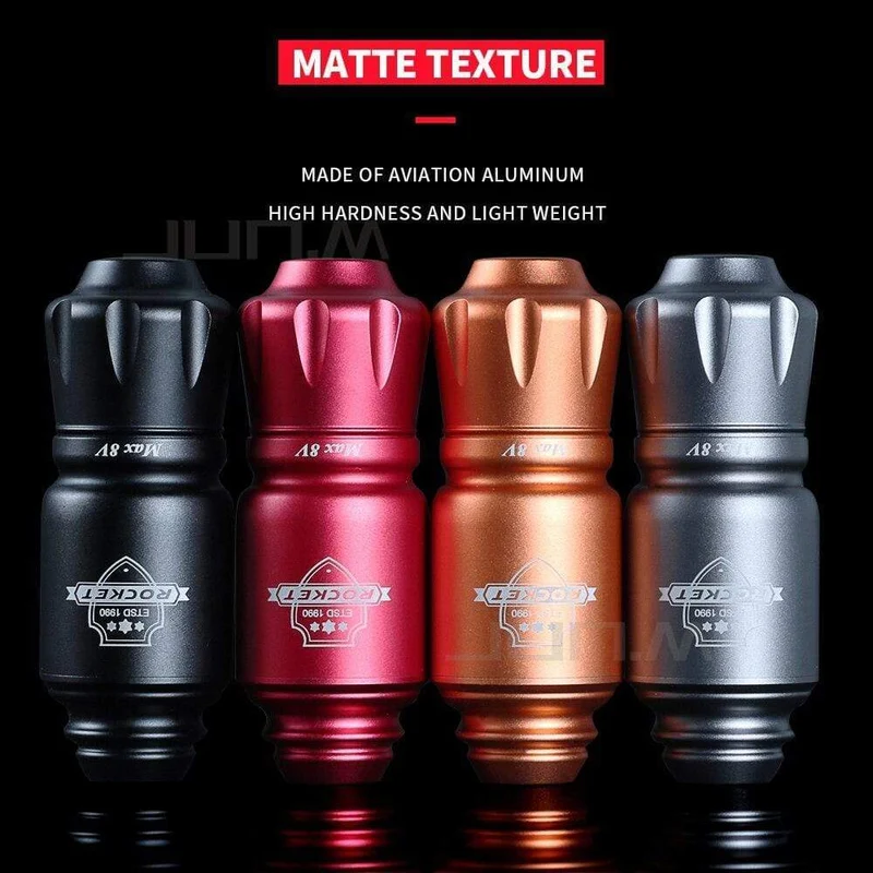 Tattoo Kit Rocket Mini Rotary RCA Batterie Maschinenstift mit leistungsstarkem Tattoo Netzteil Mini Wireless Set Makeup Tools