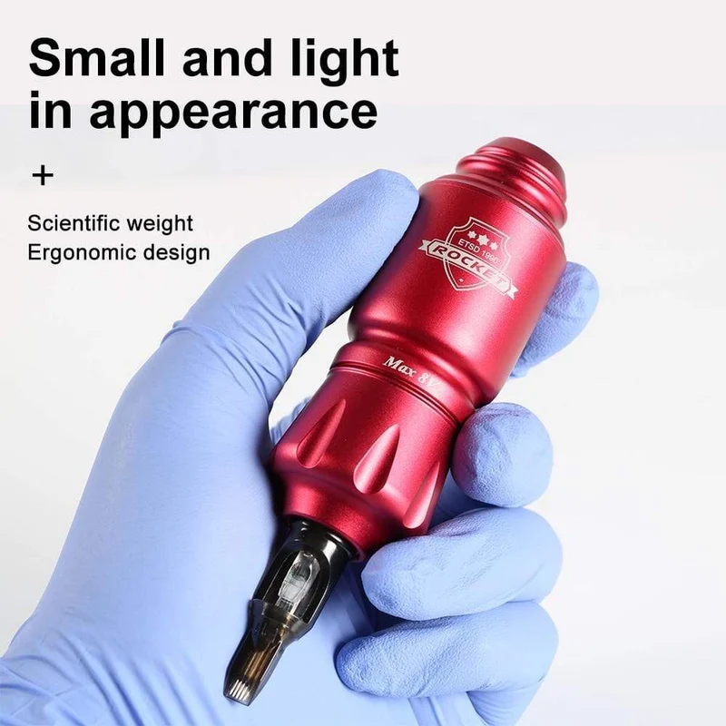 Tattoo Kit Rocket Mini Rotary RCA Batterie Maschinenstift mit leistungsstarkem Tattoo Netzteil Mini Wireless Set Makeup Tools