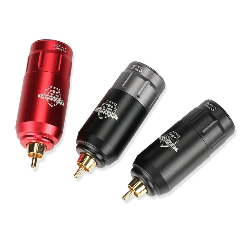 Tattoo Kit Rocket Mini Rotary RCA Batterie Maschinenstift mit leistungsstarkem Tattoo Netzteil Mini Wireless Set Makeup Tools