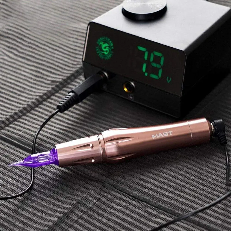 Mast Permanent Make-up Kit Rotary kompatibel alle Standard-Patronen Augenbrauen Lippen Tattoo Maschinengewehr leise