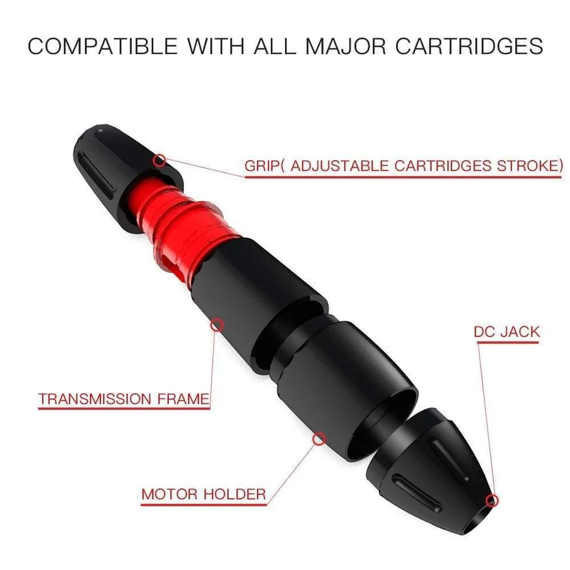 Tattoo Permanent Make-Up Stift Maschine Augenbraue Make-Up Augenbraue Lip Tattoo Maschine Starke Motor Stift Pistole Kostenloser Versand