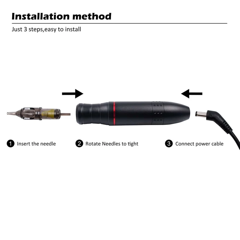 BMX Tattoo Kit Permanent Make-Up Maschine Set Rotary Tattoo Maschine Gun LCD Tattoo Netzteil TP-5 für Tattoo Künstler