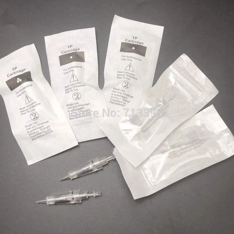Schwarzes Microblading-Geräte-Kit, professioneller rotierender Tattoo-PMU-Stift, kabellose Permanent-Make-up-Maschine für Patronen