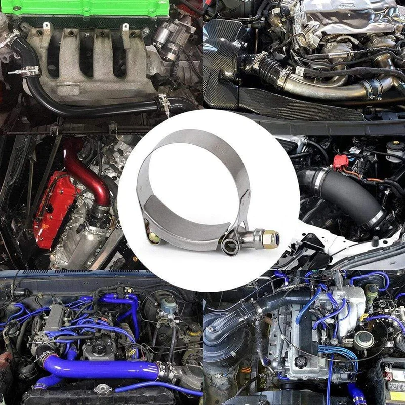 2.0 Zoll, 2.25 Zoll, 2.5 Zoll, 2.75 Zoll, 3.0 Zoll, 3.25 Zoll, 3.5 Zoll, 3.75 Zoll, 4.0 Zoll, T-Bolzen, Auspuffschelle, Ansaugung, Turbo, Auspuff, Ladeluftkühler, Silikonkupplung, 1 Stück