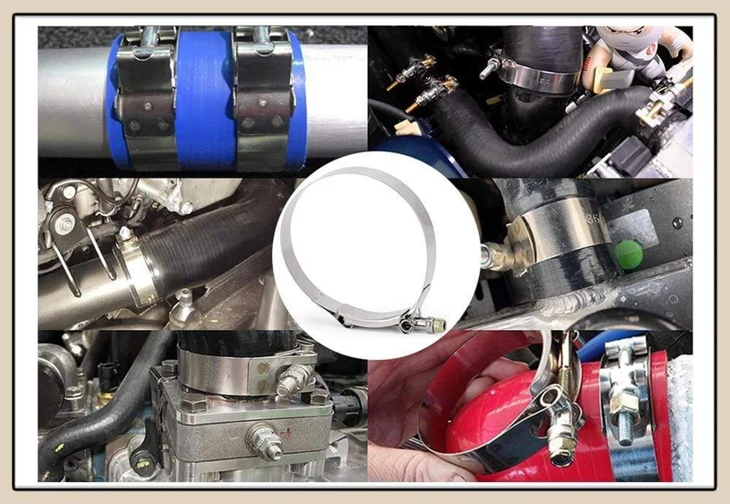 2.0 Zoll, 2.25 Zoll, 2.5 Zoll, 2.75 Zoll, 3.0 Zoll, 3.25 Zoll, 3.5 Zoll, 3.75 Zoll, 4.0 Zoll, T-Bolzen, Auspuffschelle, Ansaugung, Turbo, Auspuff, Ladeluftkühler, Silikonkupplung, 1 Stück