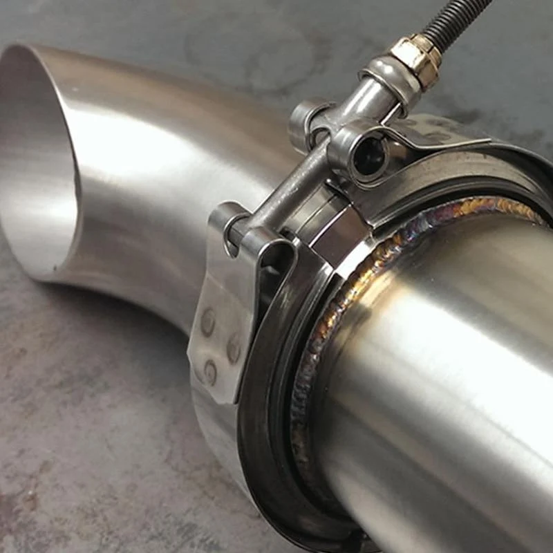 V-Band Auspuffschelle 2 Zoll 2.5 Zoll 3 Zoll 3.5 Zoll 4 Zoll 51mm 63mm 76mm Auspuffflansch V-Band Schelle V-Band Schalldämpferschelle