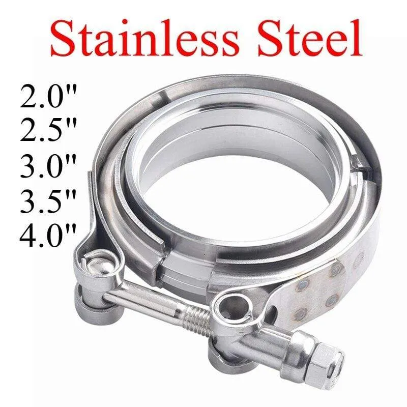 V-Band Auspuffschelle 2 Zoll 2.5 Zoll 3 Zoll 3.5 Zoll 4 Zoll 51mm 63mm 76mm Auspuffflansch V-Band Schelle V-Band Schalldämpferschelle