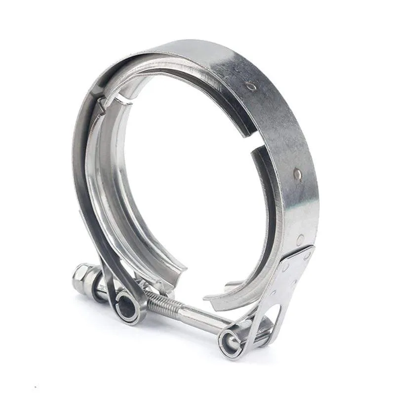 V-Band Auspuffschelle 2 Zoll 2.5 Zoll 3 Zoll 3.5 Zoll 4 Zoll 51mm 63mm 76mm Auspuffflansch V-Band Schelle V-Band Schalldämpferschelle