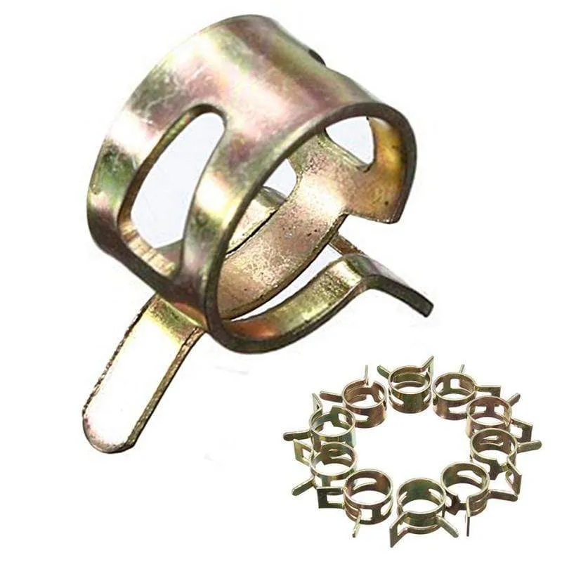 10 Teile/satz Federband-Kraftstoffschlauchschellen Silikon-Rohrschelle Wiederverwendbare optionale Schelle 6 mm 7 mm 8 mm 9 mm 10 mm 11 mm 12 mm 13 mm 14 mm 15 mm