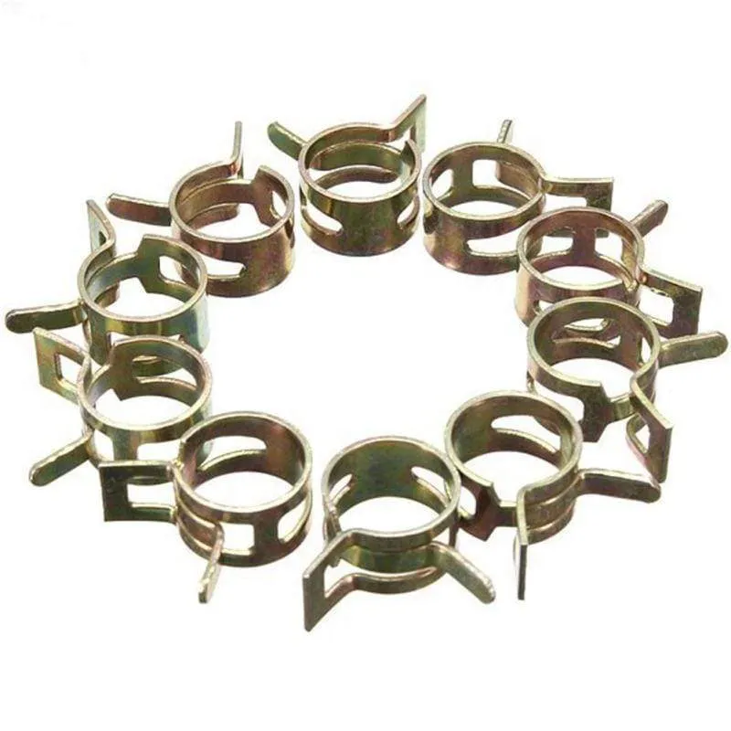 10 Teile/satz Federband-Kraftstoffschlauchschellen Silikon-Rohrschelle Wiederverwendbare optionale Schelle 6 mm 7 mm 8 mm 9 mm 10 mm 11 mm 12 mm 13 mm 14 mm 15 mm