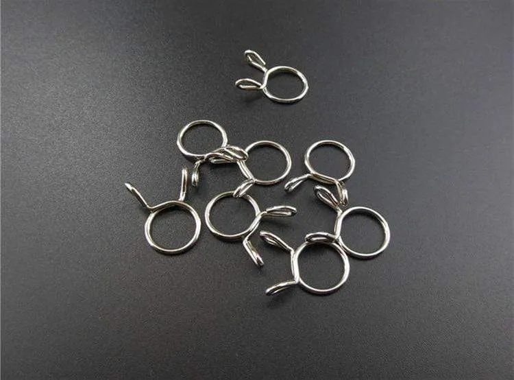 Benutzerdefinierte 20 stücke 6-20mm Motorrad Roller ATV Kraftstoff Linie Schlauch Schläuche Frühling Clips Klemmen Motorrad