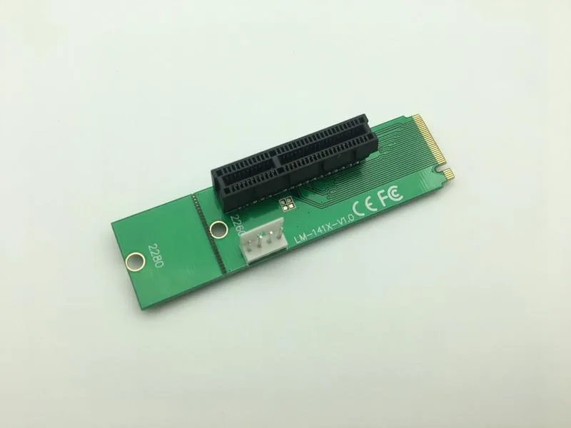 NGFF M2 M.2 zu PCI-E 4x 1x Slot Riser Karte Adapter Stecker Auf Buchse PCIE Multiplier Für BTC Bitcoin Miner Antminer Bergbau