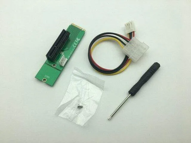 NGFF M2 M.2 zu PCI-E 4x 1x Slot Riser Karte Adapter Stecker Auf Buchse PCIE Multiplier Für BTC Bitcoin Miner Antminer Bergbau