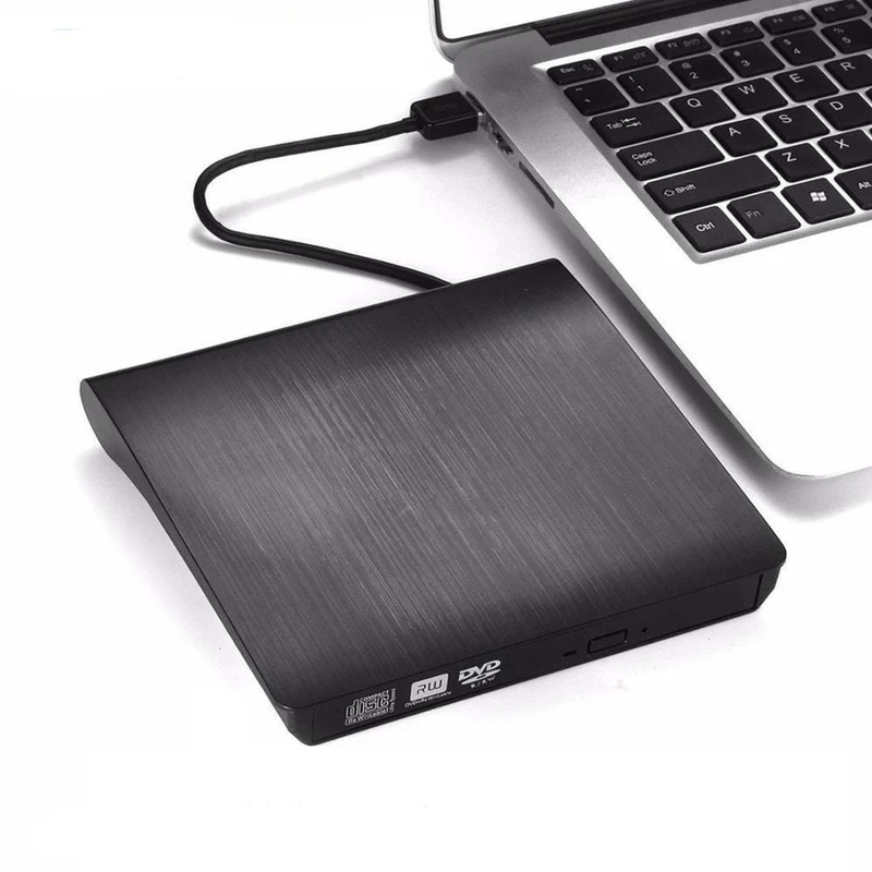 USB 3.0 DVD-RW Externes optisches Laufwerk Slim CD ROM Disk Reader DVD RW Brenner CD-Brenner für Desktop PC Laptop Tablet DVD Player