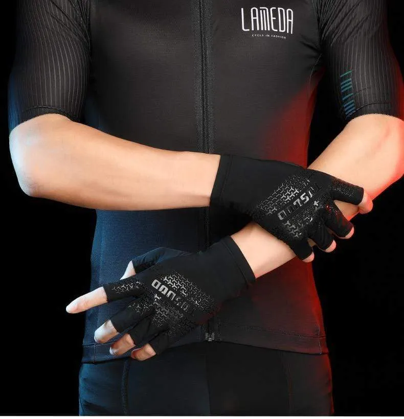 Radfahren Fahrrad Halbfinger Rutschfeste Handschuhe Stoßfest Sommer Atmungsaktiv MTB Rennrad Handschuhe Männer Frauen Fahrradausrüstung