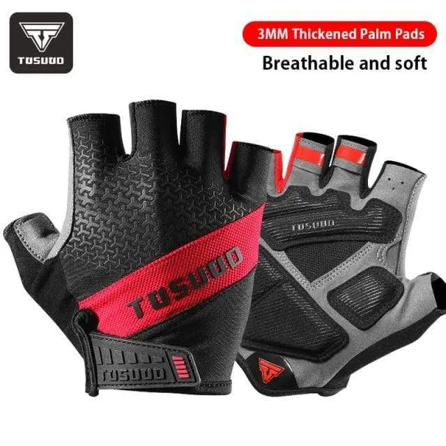 Radfahren Fahrrad Halbfinger Rutschfeste Handschuhe Stoßfest Sommer Atmungsaktiv MTB Rennrad Handschuhe Männer Frauen Fahrradausrüstung
