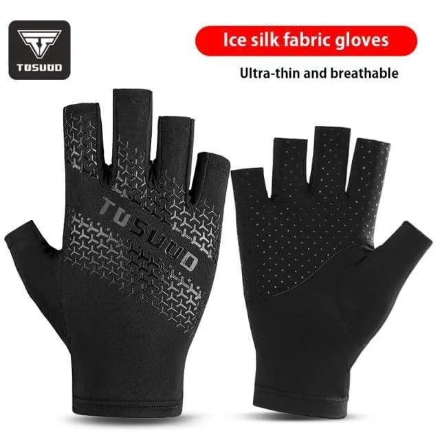 Radfahren Fahrrad Halbfinger Rutschfeste Handschuhe Stoßfest Sommer Atmungsaktiv MTB Rennrad Handschuhe Männer Frauen Fahrradausrüstung