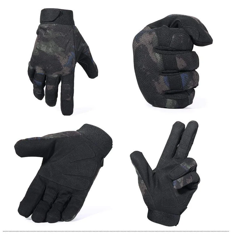Outdoor Sports Taktische Handschuhe Training Armee Klettern Schießen Radfahren Ski Fahrrad Verschleißfestes Reiten Mtb Rennrad Handschuhe Herren