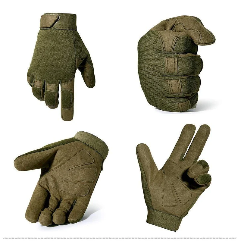 Outdoor Sports Taktische Handschuhe Training Armee Klettern Schießen Radfahren Ski Fahrrad Verschleißfestes Reiten Mtb Rennrad Handschuhe Herren