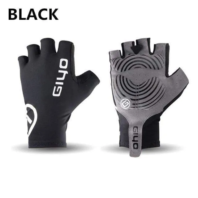 Touchscreen Lange HALF Finger Gel Sport Fahrrad Handschuhe MTB Rennrad Reiten Rennhandschuhe Damen Herren Fahrradhandschuhe