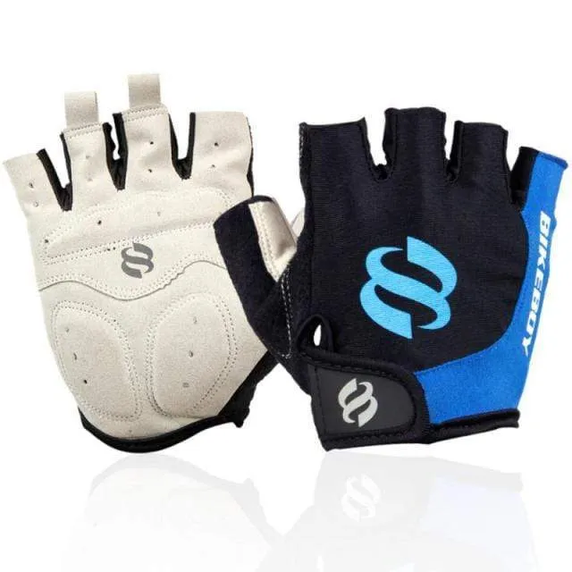 Fahrradhandschuhe Fahrradhandschuhe Fahrradhandschuhe Anti Slip Shock Atmungsaktiv Halbfinger Kurze Sporthandschuhe Zubehör für Herren Damen